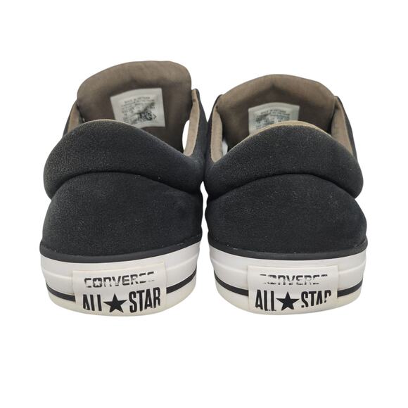 Converse All Star Mens 10 Black Blue Turquoise Low Tops Grunge Punk Hipster - Picture 8 of 16